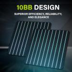 Newpowa 35W 24V Monocrystalline Solar Panel