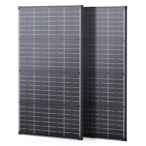 430W Anti-Shading Bifacial Solar Panel,Callsun 2PCS 215 Watt N-Type 16BB Monocrystalline PV Module, Over 25% High Efficiency,Ideal for 12V/24V System,RV,Marine,Power Station,Off-Grid