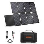 GRECELL 80W Foldable Solar Panel, Portable Solar Charger with USB-A and USB-C QC3.0 (18W) IP67 Waterproof Outdoor Cell Phone Solar Charger for Power Banks Tablets Small Power Station