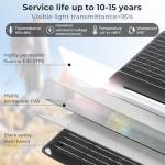 35W Portable Solar Panel Charger QC3.0 USB C Solar Panel Waterproof Dustproof 12v Solar Battery Charger