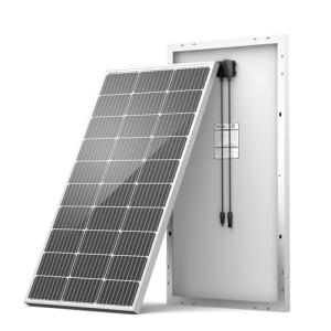 HQST 100W Monocrystalline Solar Panel for Off-Grid