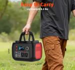 ENOFLO Portable Power Station 300W, 228Wh Solar Generator with 110V Pure Sine Wave AC Outlet, Backup Lithium Battery Generator for CPAP Outdoor RV Camping Emergency Home Use