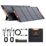 ZOUPW 320W (2x160W) N-Type 16BB Portable Solar Panel, 25% High Efficiency Foldable Solar Charger with Bypass Diodes for Power Stations,IP67 Waterproof for RV Camping Off-Grid & Emergency Backup