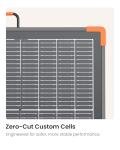 ZOUPW 110W Bifacial Portable Solar Panel, N-Type 16BB 25% High Efficiency Foldable Solar Charger for Jackery 300/Ecoflow River/Anker Solix,IP68 Waterproof for Camping RV Emergency Power Supply