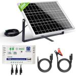 25W Portable Solar Panel Kit for 12V Batteries