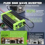 Vansdon 2000W Pure Sine Wave Inverter 12V