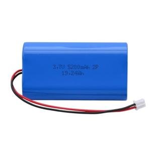 Rechargeable 5200mAh 3.7V Lithium Ion Battery Pack