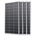 4-Pack 400W High-Efficiency Monocrystalline Solar Panels