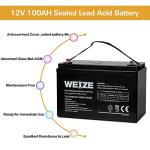 Hykolity 12V 100AH Deep Cycle AGM Battery