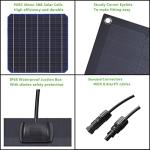 Lensun 30W Flexible Solar Panel for RVs and Boats