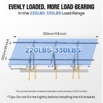 ECO-WORTHY Adjustable Solar Panel Mounting Bracket Kit