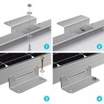 Renogy Lightweight Aluminum Solar Panel Z Brackets 2-Pack