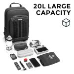 ROCKBROS Solar Backpack for Outdoor Charging and Travel