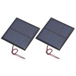 Mini Solar Panels 2 Pcs 3V for DIY Projects