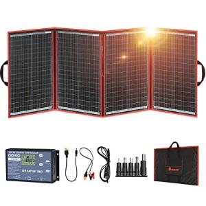 DOKIO 200W Portable Solar Panel Kit with Controller