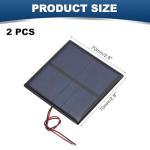Mini Solar Panels 2 Pcs 3V for DIY Projects
