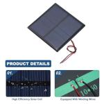 Mini Solar Panels 2 Pcs 3V for DIY Projects