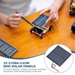Mini Solar Panels 2 Pcs 3V for DIY Projects