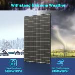 JJN 400W Bifacial High Efficiency Solar Panel