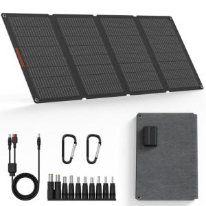 SOKIOVOLA 50W Portable Solar Panel with USB Ports