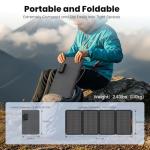 SOKIOVOLA 50W Portable Solar Panel with USB Ports