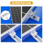 Solar Panel Mounting Bracket Kit for Roofs