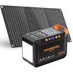 Marbero 111Wh Solar Generator with 30W Panel