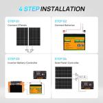 ECO-WORTHY 200W Solar Panel Starter Kit for RV