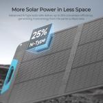 100W Portable Monocrystalline Solar Panel for Camping