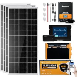 ECO-WORTHY 800W Off-Grid Solar Power System