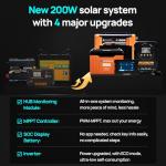 ECO WORTHY 200W Solar Panel Kit for RV