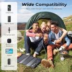 BigBlue 28W Portable Solar Charger with Dual USB