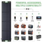 EBL 200W Portable Solar Panel for Off-Grid Use
