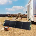 EBL 200W Portable Solar Panel for Off-Grid Use