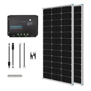 Renogy 200W Solar Panel Kit for RVs and Boats