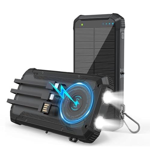 20000mAh Solar Power Bank with Fast Charging