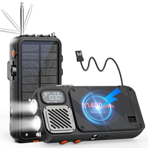 Solar Power Bank and Emergency Radio Combo