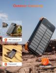 MINRISE 40000mAh Solar Power Bank with USB-C