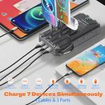 Kepswin 20,000mAh Solar Charger with Dual Flashlight