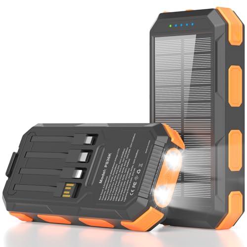 Portable 38800mAh Solar Power Bank with Fast Charging