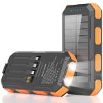 Portable 38800mAh Solar Power Bank with Fast Charging