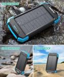 BLAVOR 10,000mAh Solar Power Bank with Fast Charging
