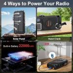 Solar Power Bank and Emergency Radio Combo