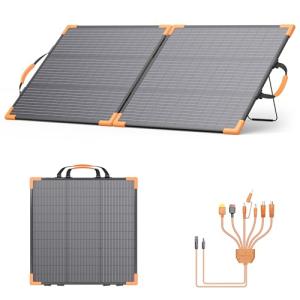100W Bifacial Portable Solar Panel for Camping