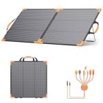 100W Bifacial Portable Solar Panel for Camping