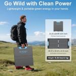 110W Foldable Solar Panel Charger for Outdoors