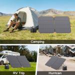 200W Bifacial Portable Solar Panel Charger