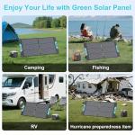 110W Foldable Solar Panel Charger for Outdoors