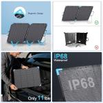 E-POWO 220W Bifacial Portable Solar Panel Charger