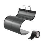 BougeRV Yuma 100W Compact CIGS Thin-Film Flexible Solar Panel with Waterproof Butyl Rubber Tape 3.98''Width x 16.4 Feet Length, 360° Flexible Solar Panel with Pre-Punched Holes for Easy Installation